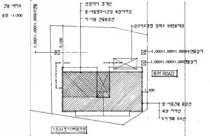 혁성주택 배치도 이미지